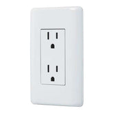 Tomacorriene doble blanco voleck basic